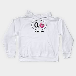 I Donut Run II Kids Hoodie